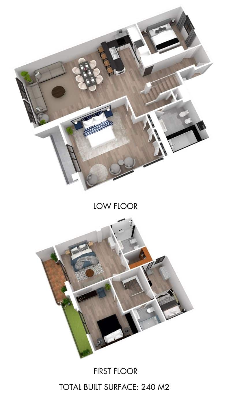Plano habitaciones
