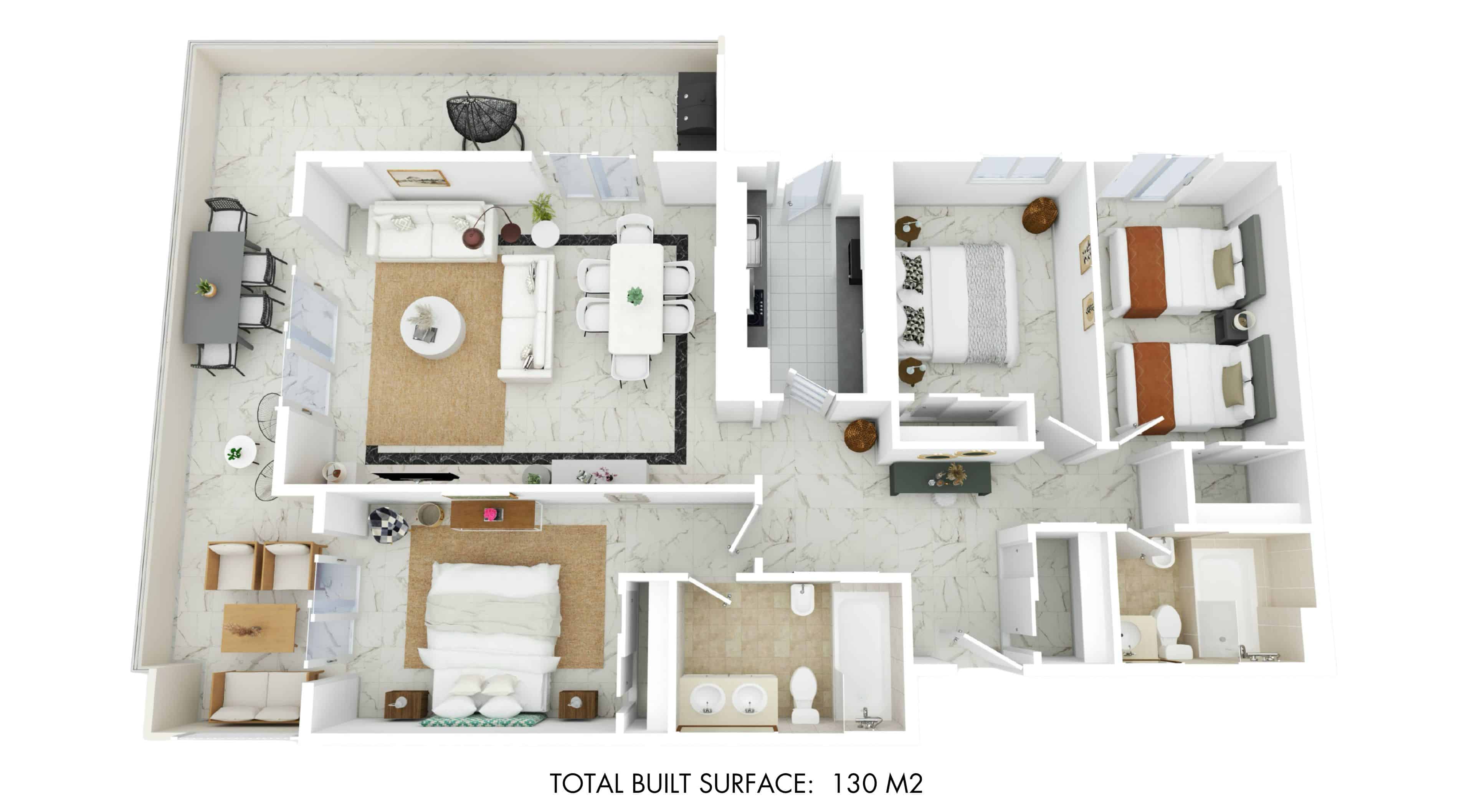 Plano habitaciones