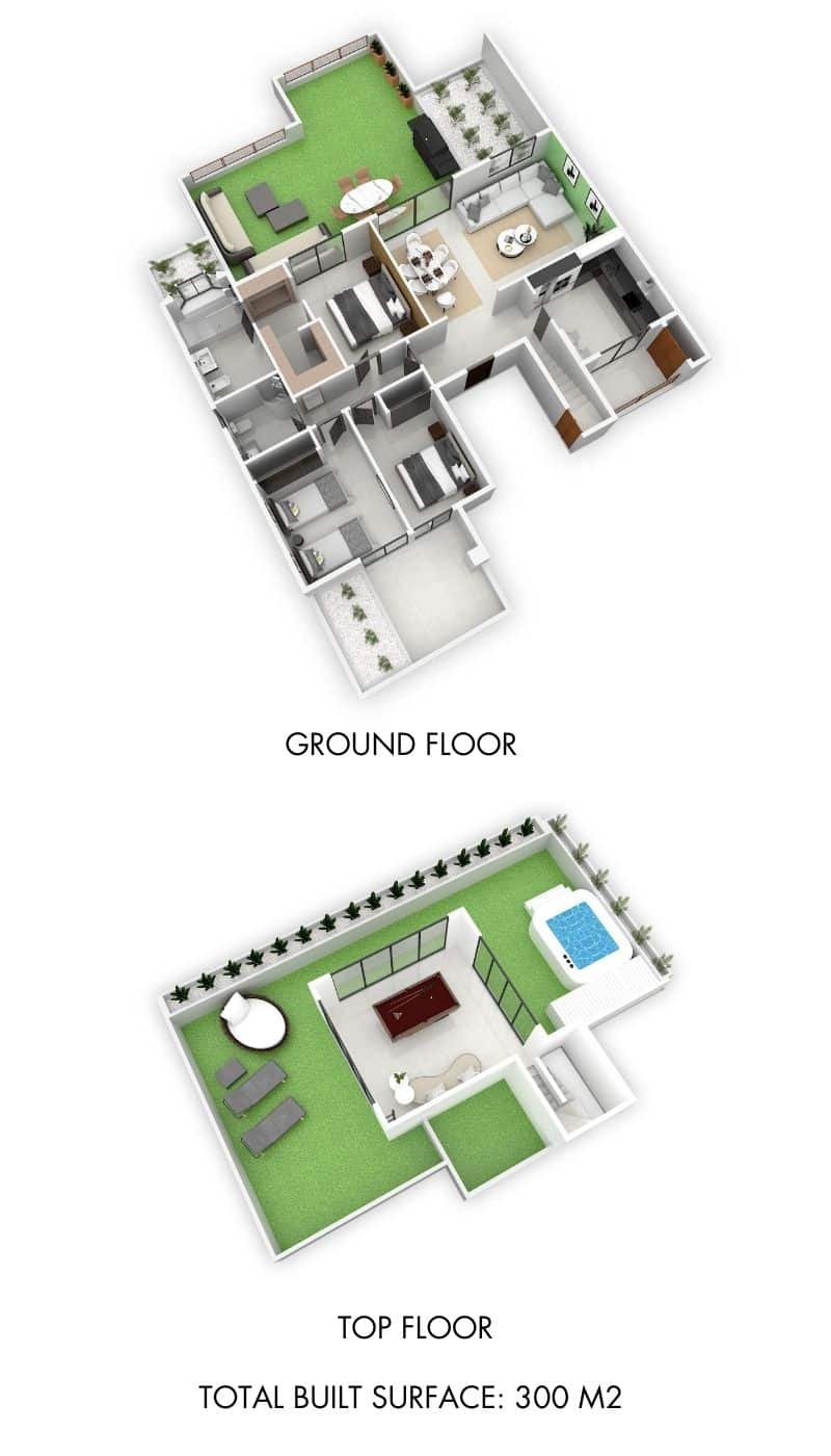 Plano habitaciones