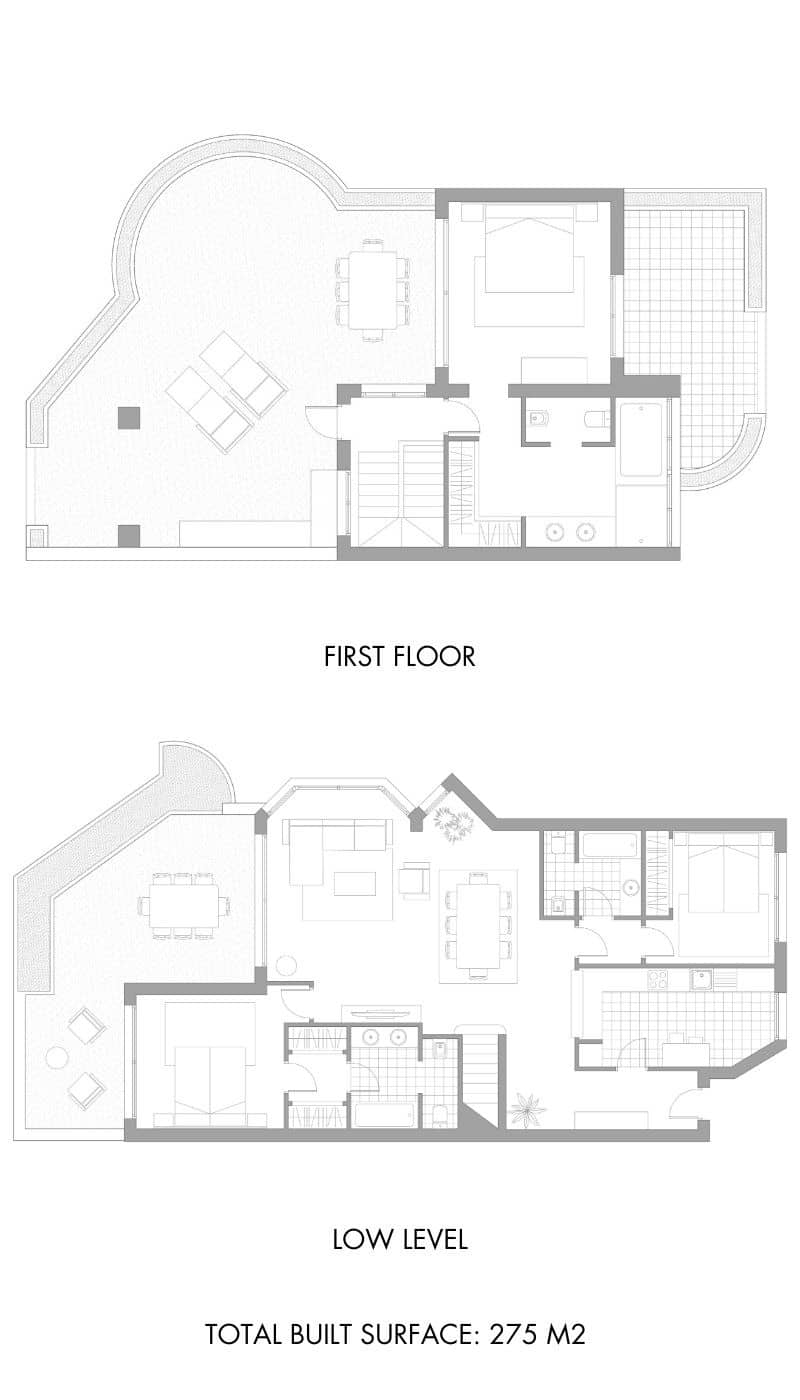 Plano habitaciones