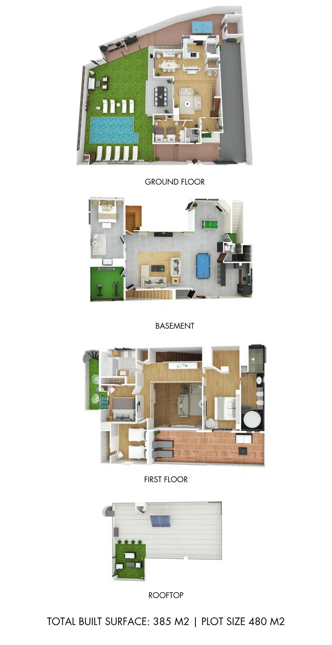 Plano habitaciones
