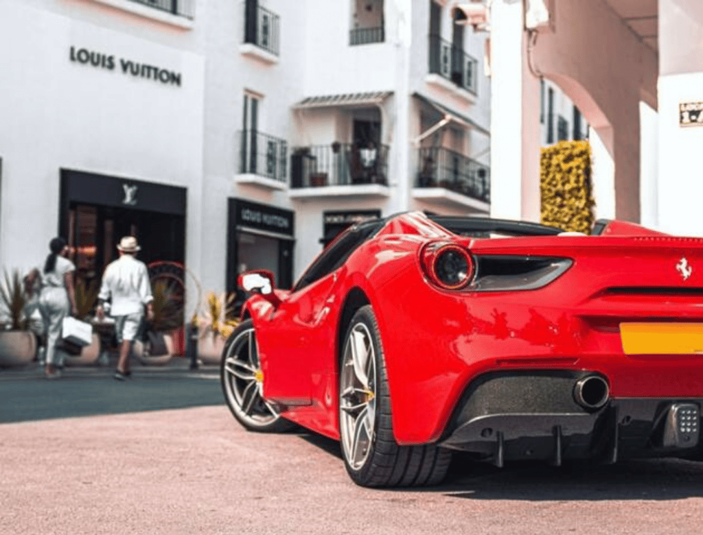 Rent Exotic car in Playa Puerto Banus