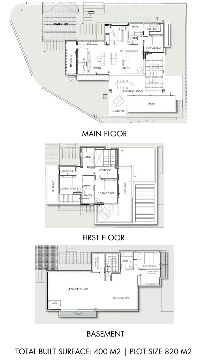 Plano habitaciones