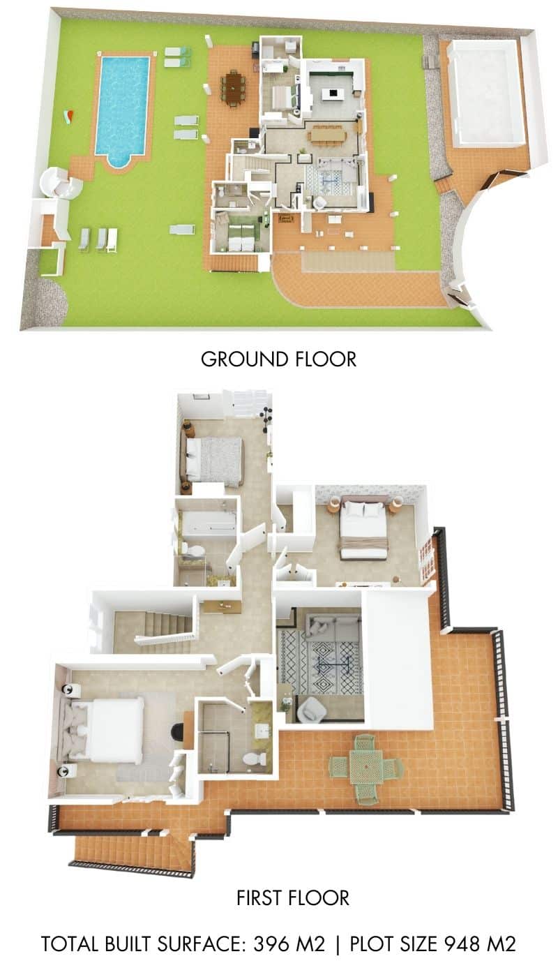 Plano habitaciones