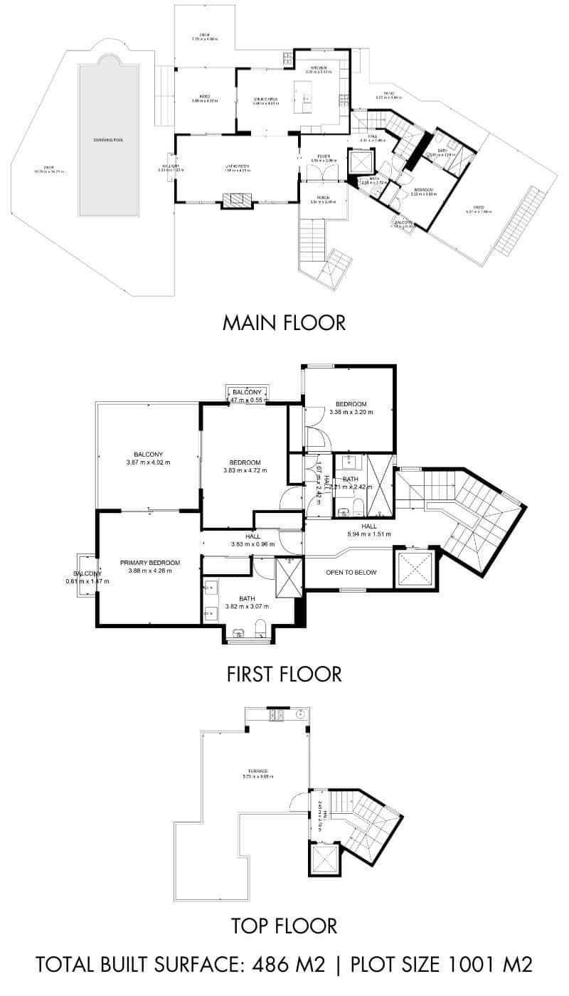 Plano habitaciones