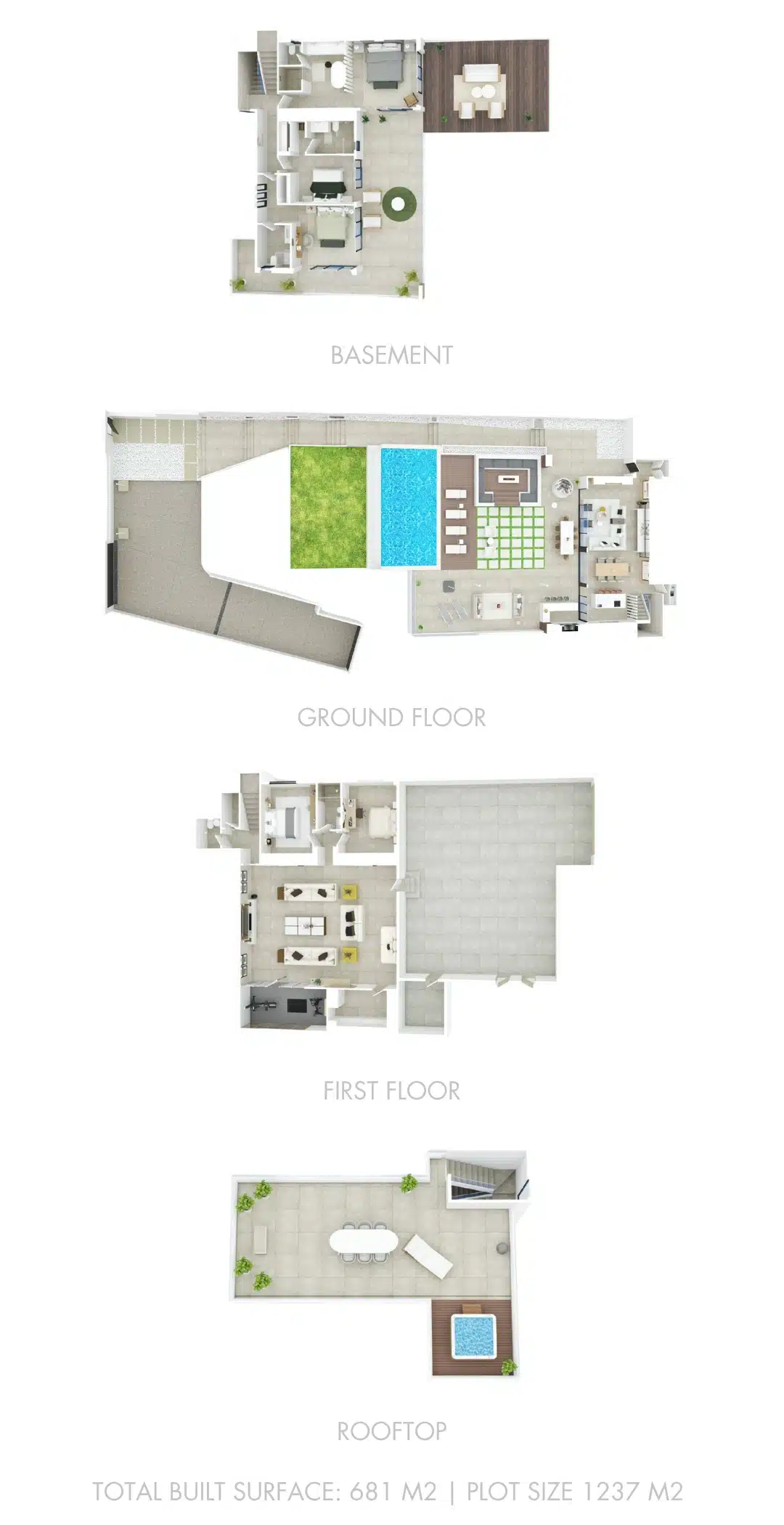 Plano habitaciones