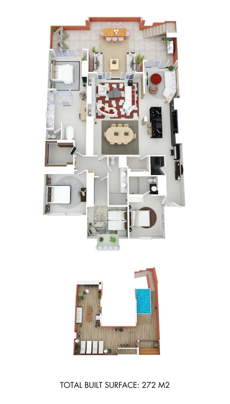 Plano habitaciones